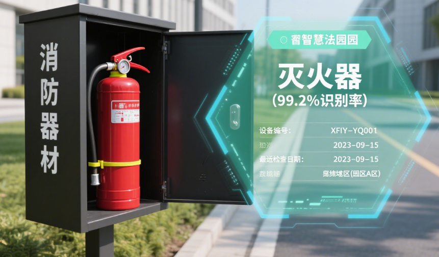 多模态自适应灭火器识别算法与智慧园区安防服务